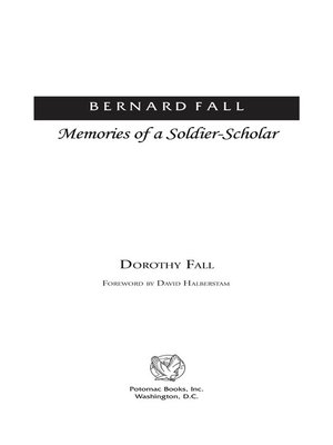 cover image of Bernard Fall